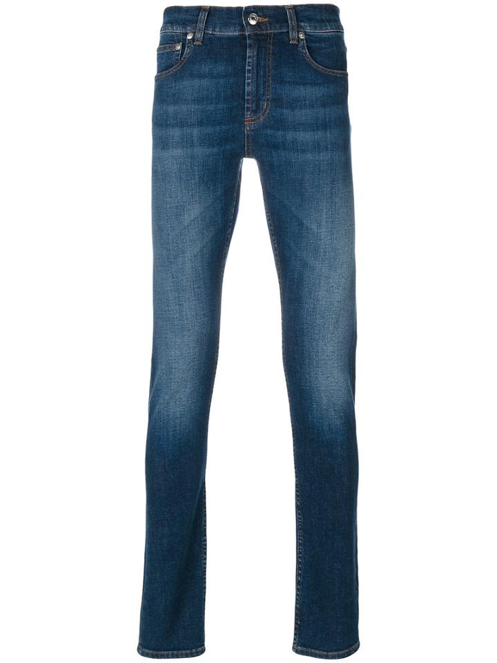 Alexander Mcqueen - Skinny Jeans - Men - Cotton/spandex/elastane - 52, Blue, Cotton/spandex/elastane