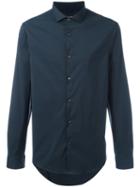 Michael Michael Kors Long-sleeve Shirt, Men's, Size: Xs, Blue, Cotton/nylon/elastolefin