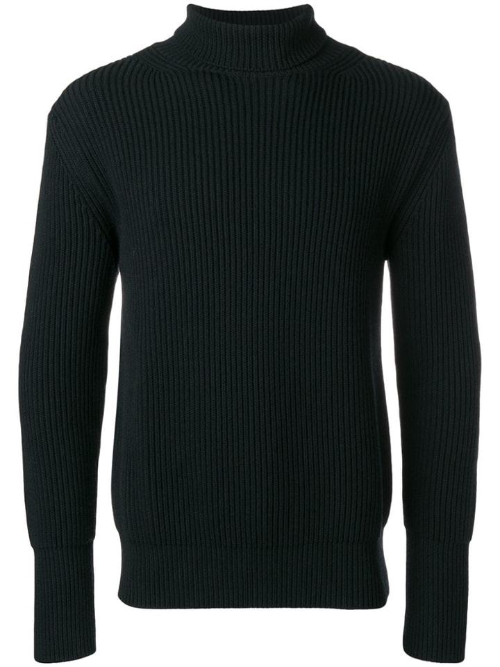 Batoner Roll Neck Jumper - Black