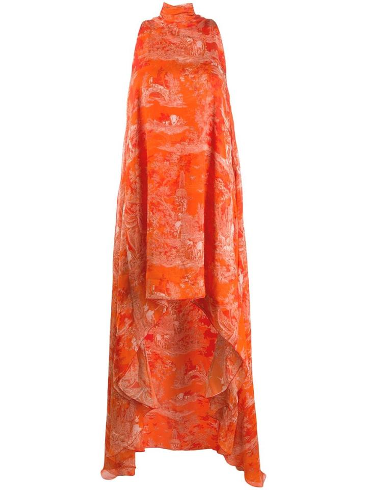 Antonio Berardi High-low Hem Dress - Orange