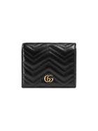 Gucci Gg Marmont Wallet In Leather - Black