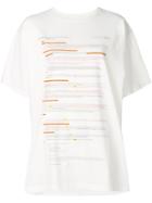 Mm6 Maison Margiela E-mail Thread Print T-shirt - White