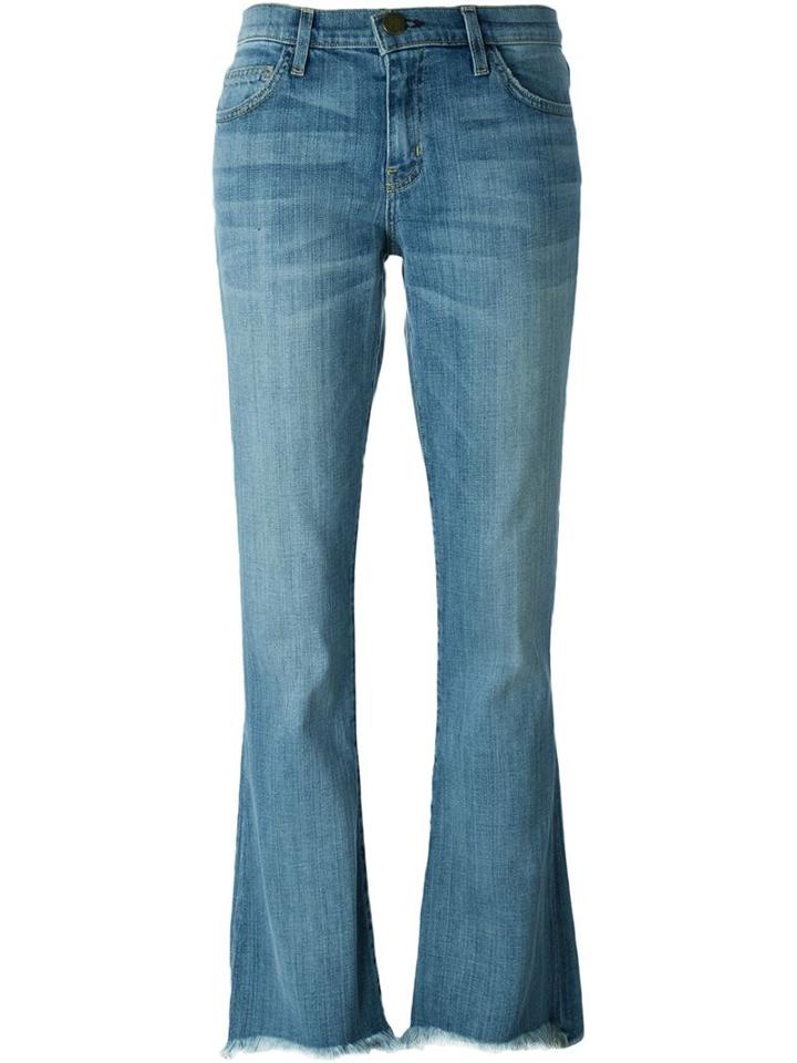 Current/elliott Superloved Bootcut Jeans, Women's, Size: 26, Blue, Cotton/polyester/spandex/elastane