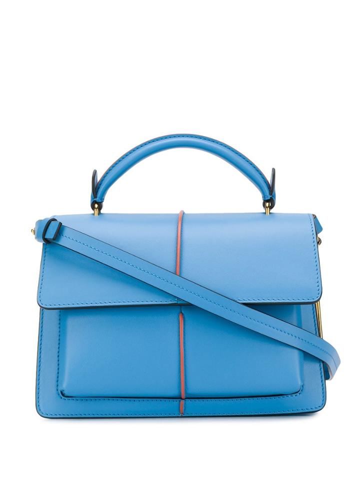 Marni Attaché Crossbody Bag - Blue