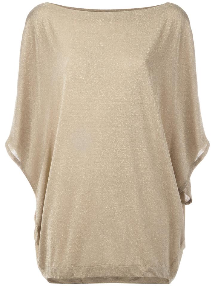 I'm Isola Marras Oversized Top, Women's, Size: Xl, Grey, Polyamide/polyester/spandex/elastane/viscose