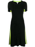 Escada Sport Ribbed Fitted Dress - Black