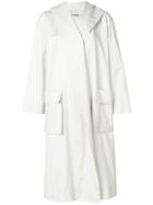 Issey Miyake Vintage Hooded Trench Coat - White