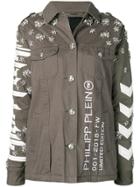 Philipp Plein Embellished Logo Shirt - Green