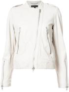 Rag & Bone Off-centre Zip Jacket - Nude & Neutrals
