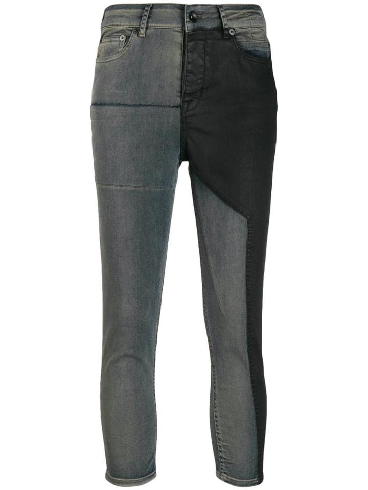 Rick Owens Drkshdw Slim Cropped Jeans - Blue