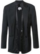 Maison Margiela Layered Front Suit Jacket - Black