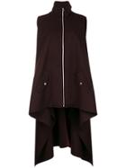 Dion Lee Sleeveless Poncho Parka - Red