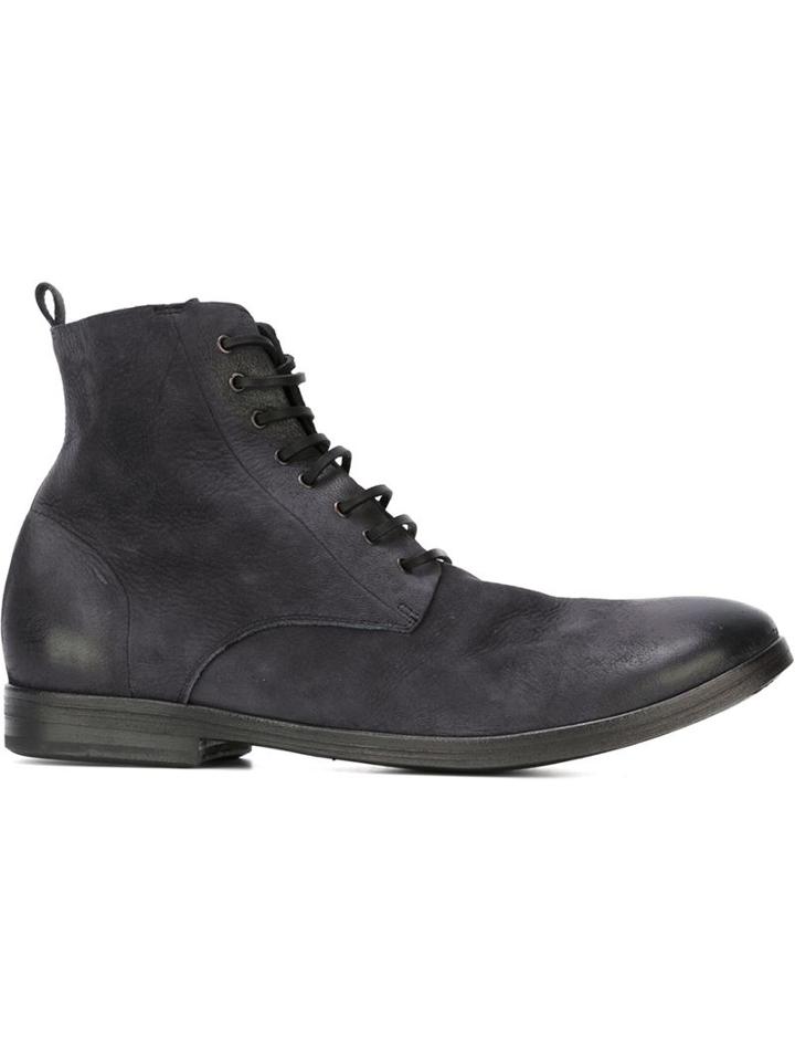 Marsèll Lace-up Ankle Boots, Men's, Size: 43, Black, Leather