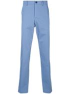 Prada Cuffed Straight Leg Chinos - Blue