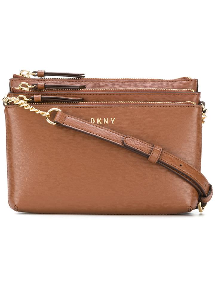 Dkny Sutton Cross-body Bag - Brown