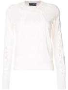 Dolce & Gabbana Embroidered Detail Jumper - White