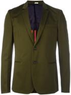 Ps By Paul Smith Classic Blazer, Men's, Size: 38, Green, Cotton/spandex/elastane/viscose