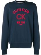 Calvin Klein 205w39nyc Logo Sweatshirt - Blue
