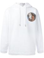 Printed Hoodie - Men - Cotton - M, White, Cotton, Off-white