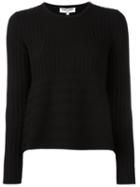Opening Ceremony Crew Neck Jumper, Women's, Size: Small, Black, Spandex/elastane/merino