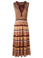 Gig Knit Midi Dress, Size: P, Beige, Viscose/polyamide/elastodiene