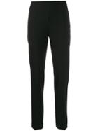 Alberta Ferretti Slim-fit Trousers - Black