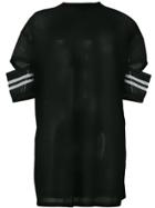 Odeur Oversized Mesh T-shirt - Black