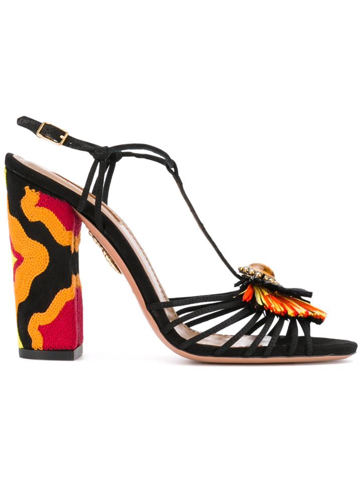 Aquazzura 'samba' Sandals - Black