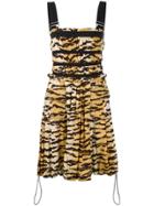 Dolce & Gabbana Vintage Leopard Print Dress - Brown