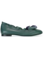 Fendi Ruffled Edge Ballerinas