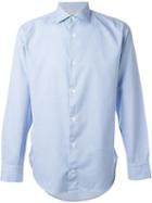 Eleventy Classic Button Down Shirt, Men's, Size: 45, Blue, Cotton