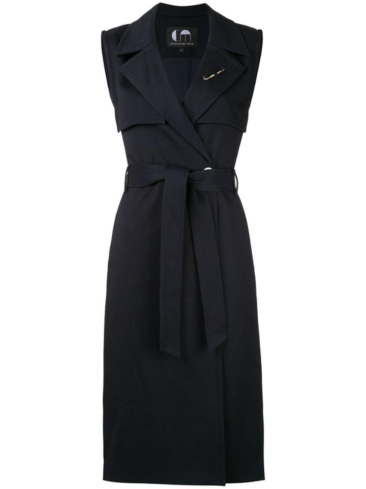 Comme Moi Vest-coat - Blue