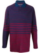 Martine Rose Loose-fit Striped Polo Shirt - Red