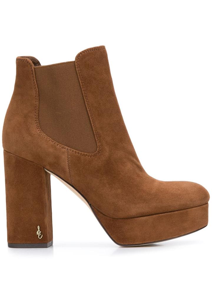 Sam Edelman Abella Ankle Boots - Brown