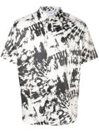 Sss World Corp Tie-dye Print Shirt - Black
