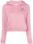 Chiara Ferragni Cropped Hoodie - Pink & Purple