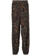 Doublet Floral Straight-leg Trousers - Black