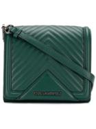 Karl Lagerfeld K/klassik Quilted Small Crossbody Bag - Green