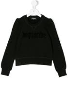 Dsquared2 Kids - Puff Shoulder Sweatshirt - Kids - Cotton - 4 Yrs, Black