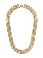 Monet Pre-owned 1970's Watchband Necklace - Gold
