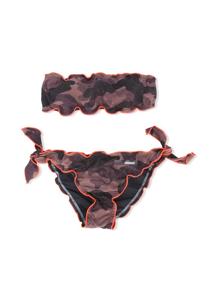 Rrd Kids - Camo Bikini - Kids - Polyamide/polyester/spandex/elastane - 12 Yrs, Black