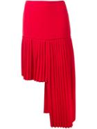 Stella Mccartney Pleated Skirt, Women's, Size: 36, Red, Wool