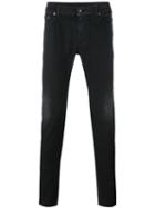 Saint Laurent Skinny Fit Jeans, Men's, Size: 31, Black, Cotton/spandex/elastane