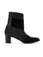 Gloria Coelho Panelled Boots - Black