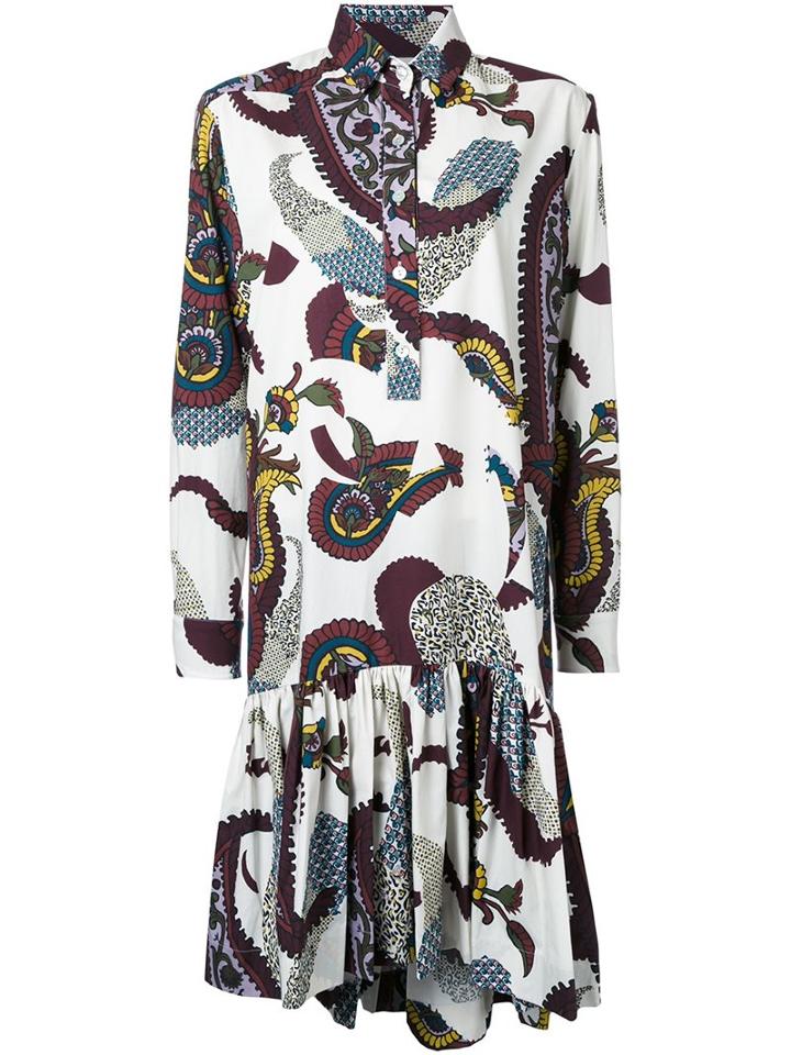 Antonio Marras Printed Shirt Dress