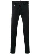 Dsquared2 Low-rise Slim Fit Jeans - Black