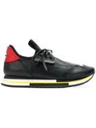 Artselab Sole Colourblock Lace-up Sneakers - Black