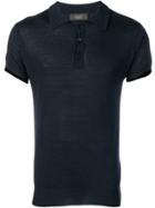Maison Flaneur Classic Fitted Polo Shirt - Blue
