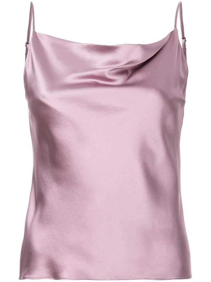 Fleur Du Mal Cowl Neck Cami Top - Purple
