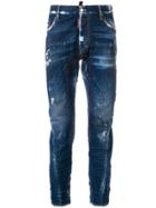 Dsquared2 Tidy Biker Distressed Jeans - Blue